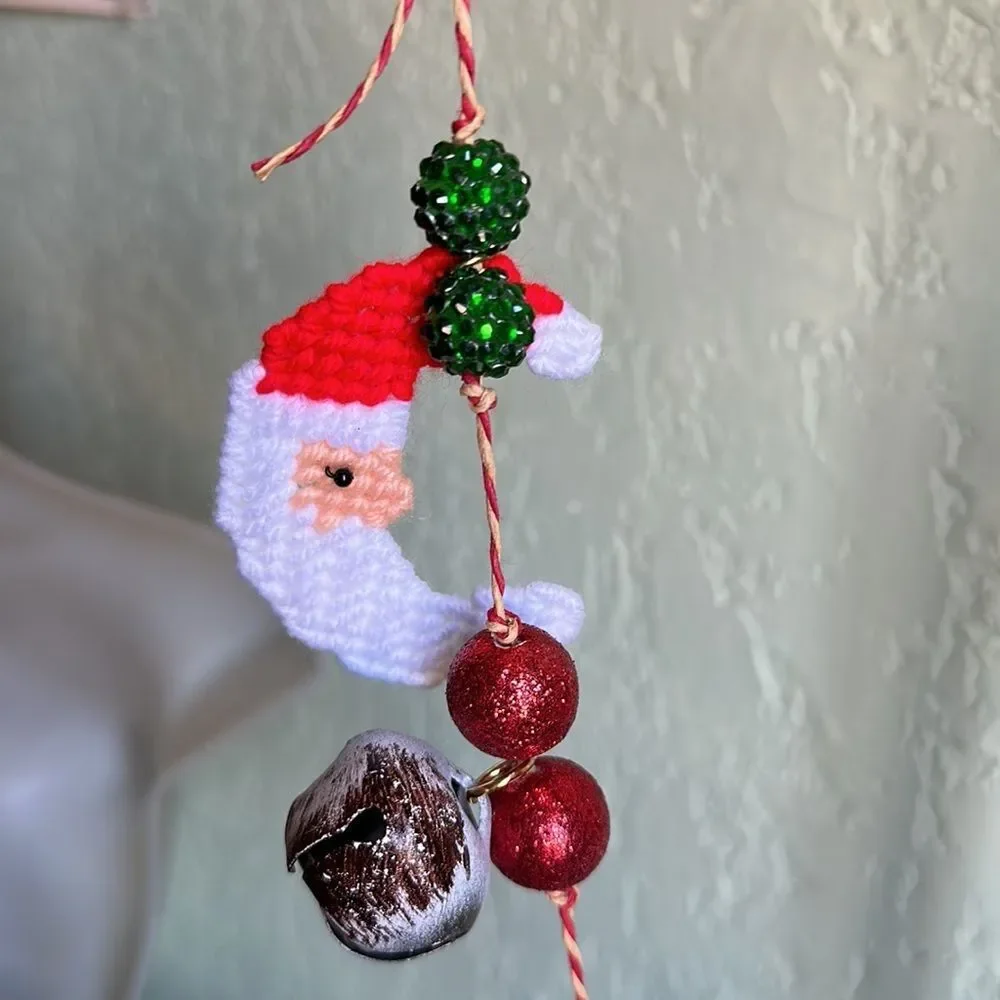 Handmade Christmas Garland Plastic Canvas Embellishments Holiday Decor